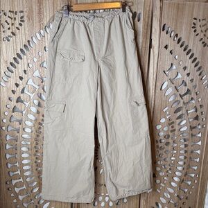 PacSun Women's Tan Wide Leg Pants